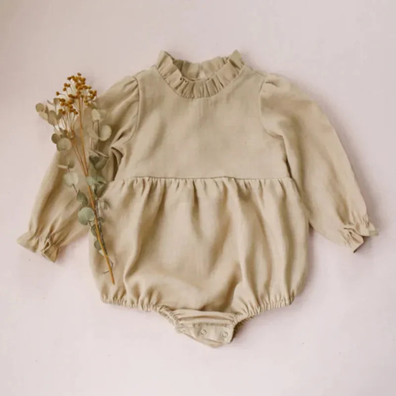 Baby Girl Long Sleeve Romper