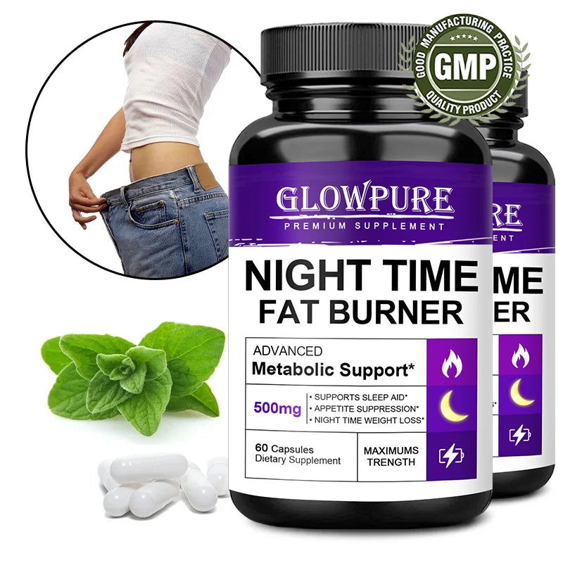 Powerful Natural Night time Fat Burning and Cellulite Weight Loss Pills