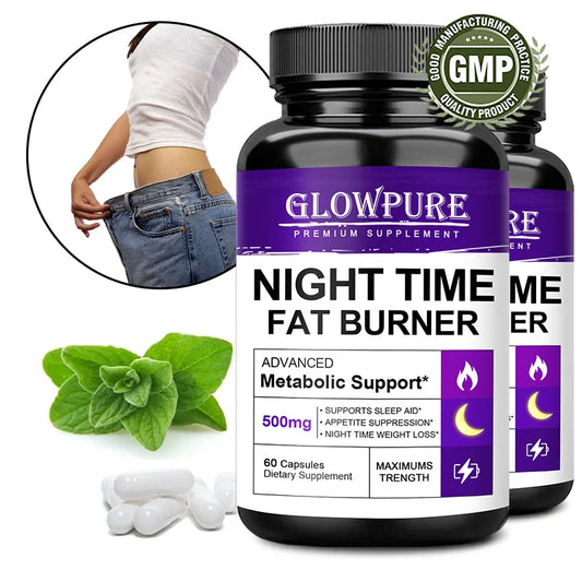 Powerful Natural Night time Fat Burning and Cellulite Weight Loss Pills