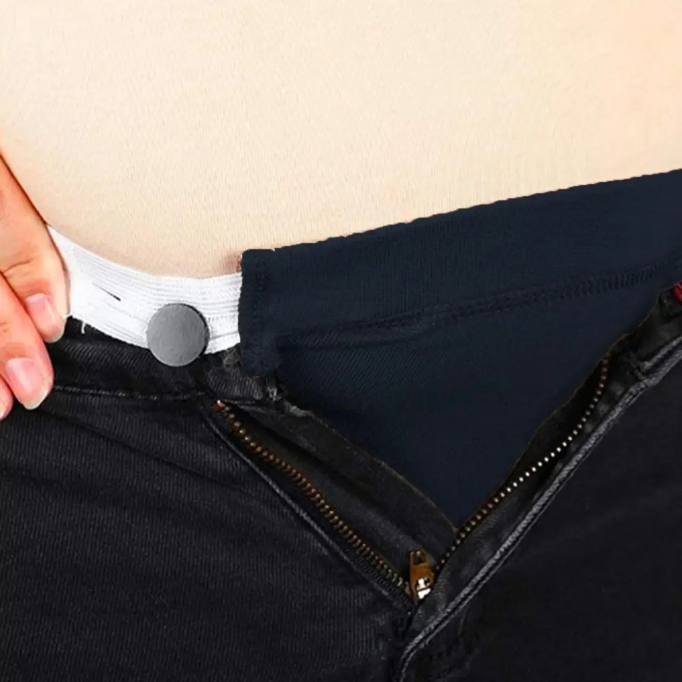 Adjustable Elastic Maternity Waistband Belt Waist Extender